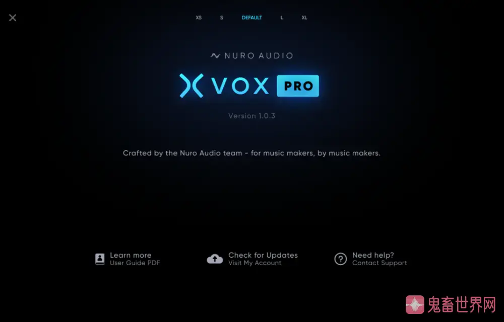 图片[1]-终极人声混音插件套件： Nuro Audio Xvox Pro v1.0.3 TCD版-鬼畜世界网